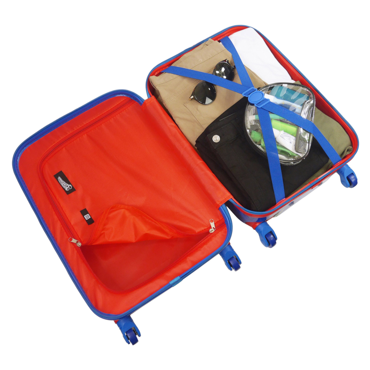 WB Superman Kids 20.5" Hard Side Spinner Carry-on Luggage - Stiles Supply Co.