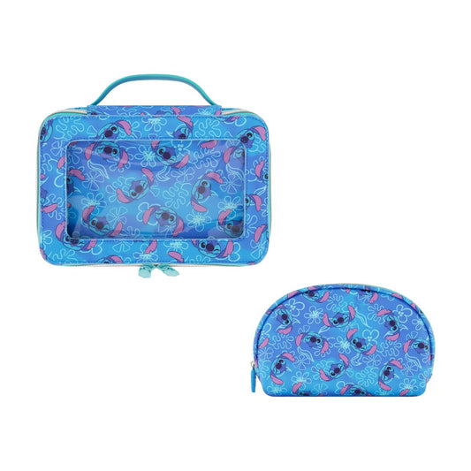 Disney Stitch 2-Piece Travel Cosmetic Case Set - Stiles Supply Co.