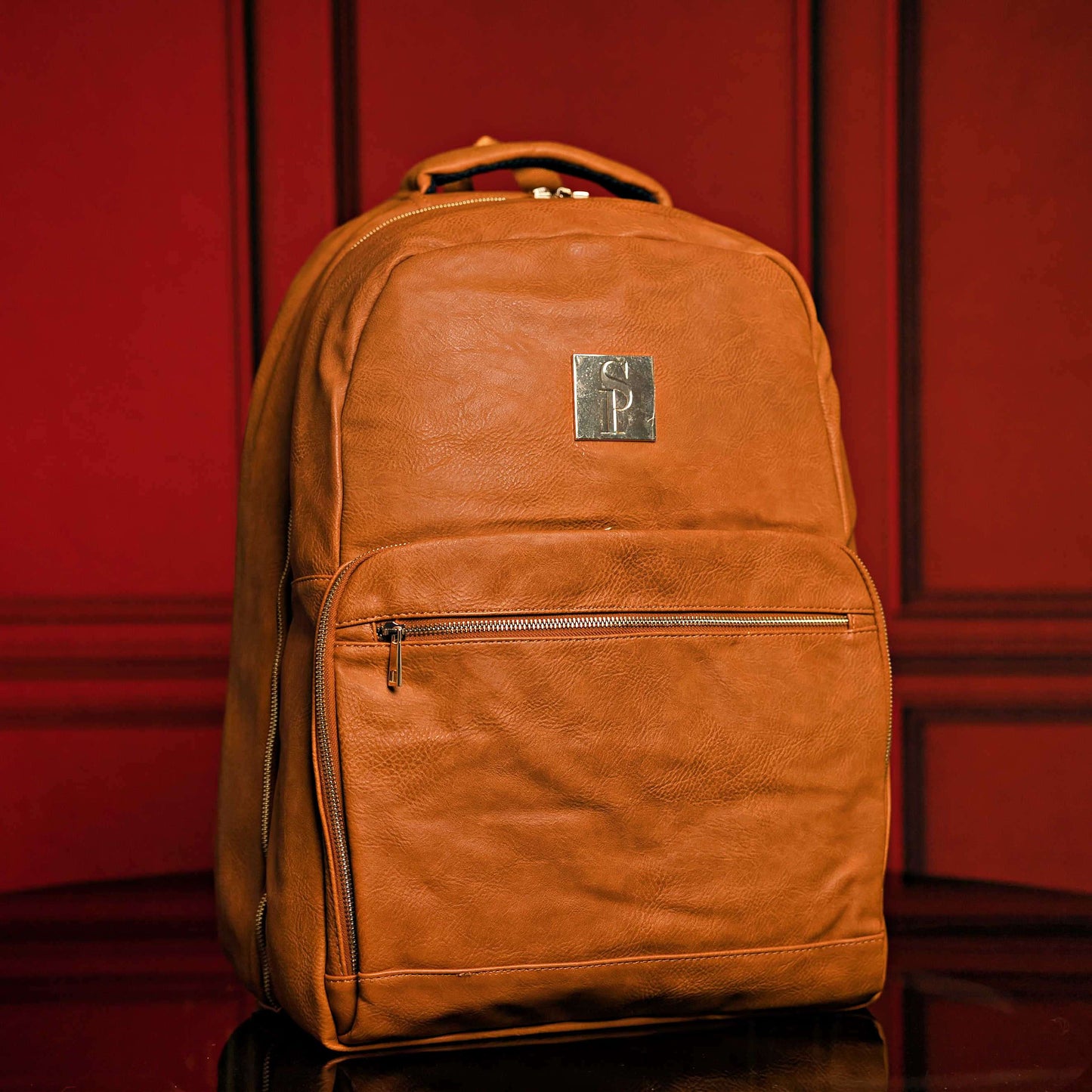 Sole Premise Brown Leather Commuter Bag