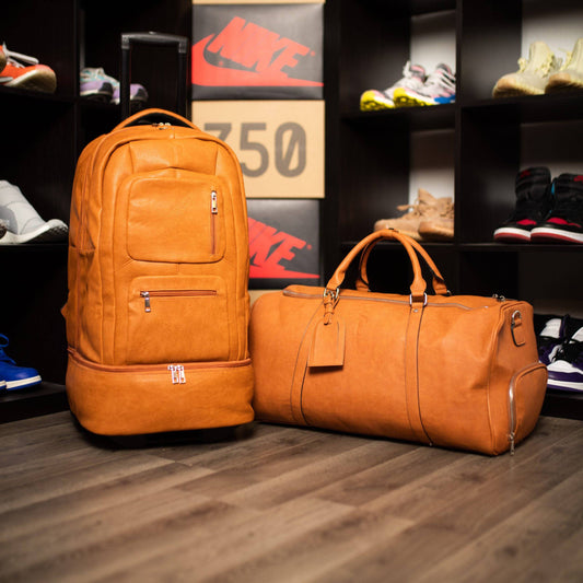 Sole Premise Brown Leather Carry-on Set