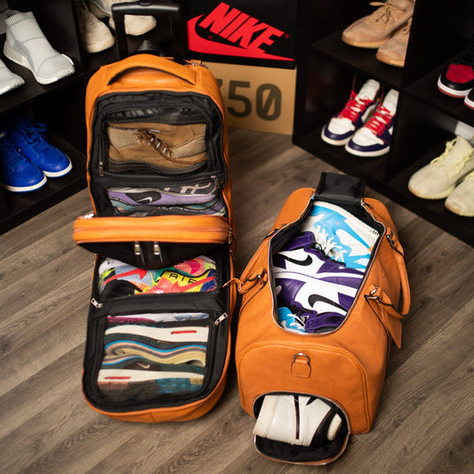 Sole Premise Brown Leather Carry-on Set