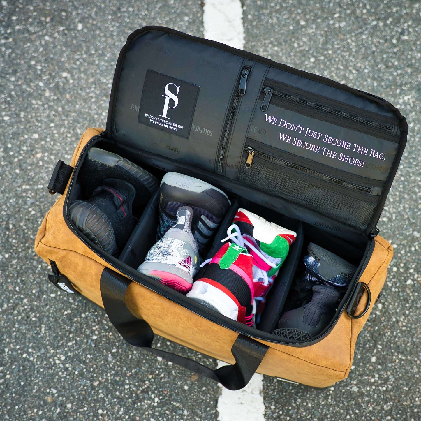 Sole Premise Brown Leather Sneaker Duffle