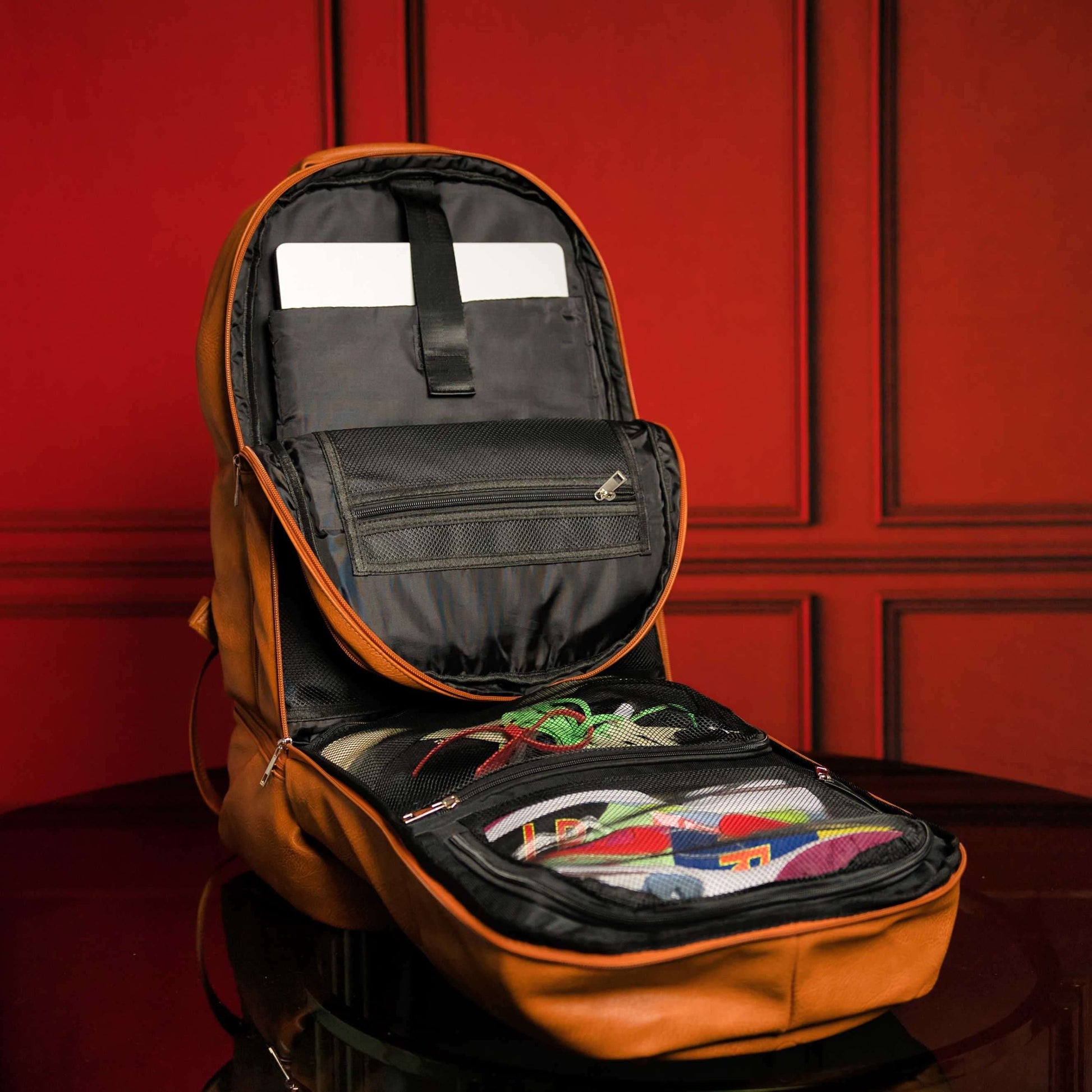 Sole Premise Brown Tumbled Leather 3 Bag Set