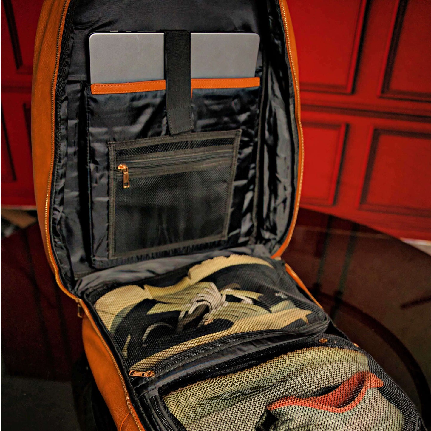 Sole Premise Brown Leather Commuter Bag