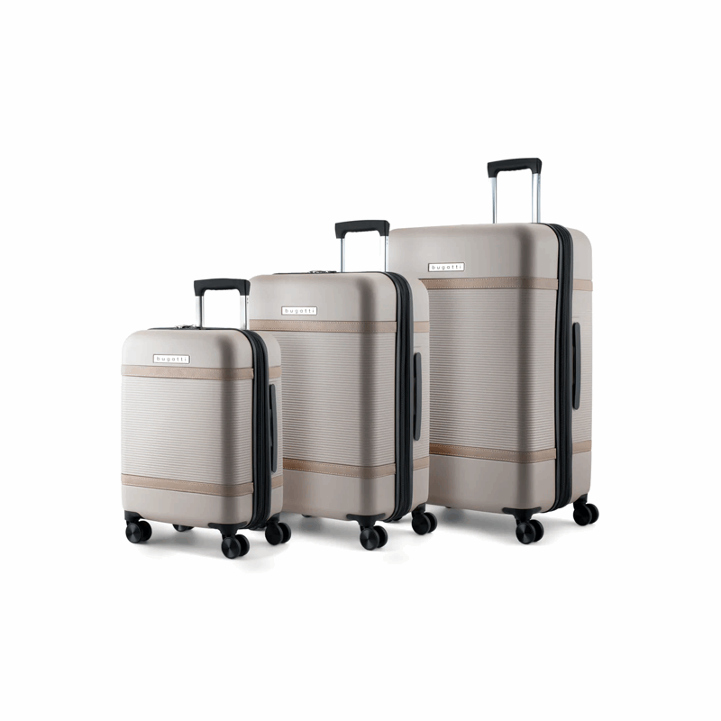 Bugatti Wellington Beige Luggage Bundle - Stiles Supply Co.