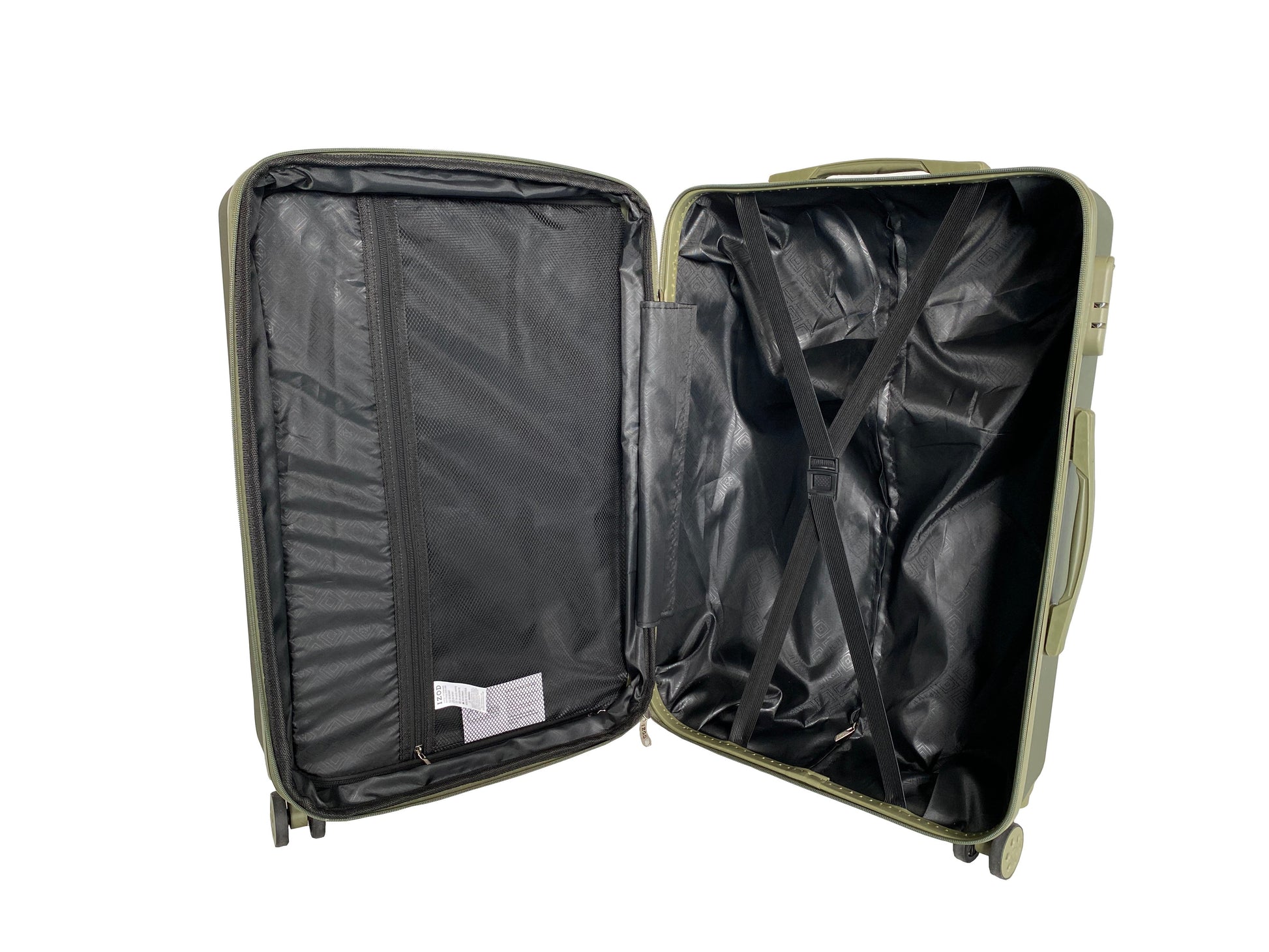 IZOD Clara Expandable Hard shell Lightweight 3 Piece Luggage Set - Stiles Supply Co.