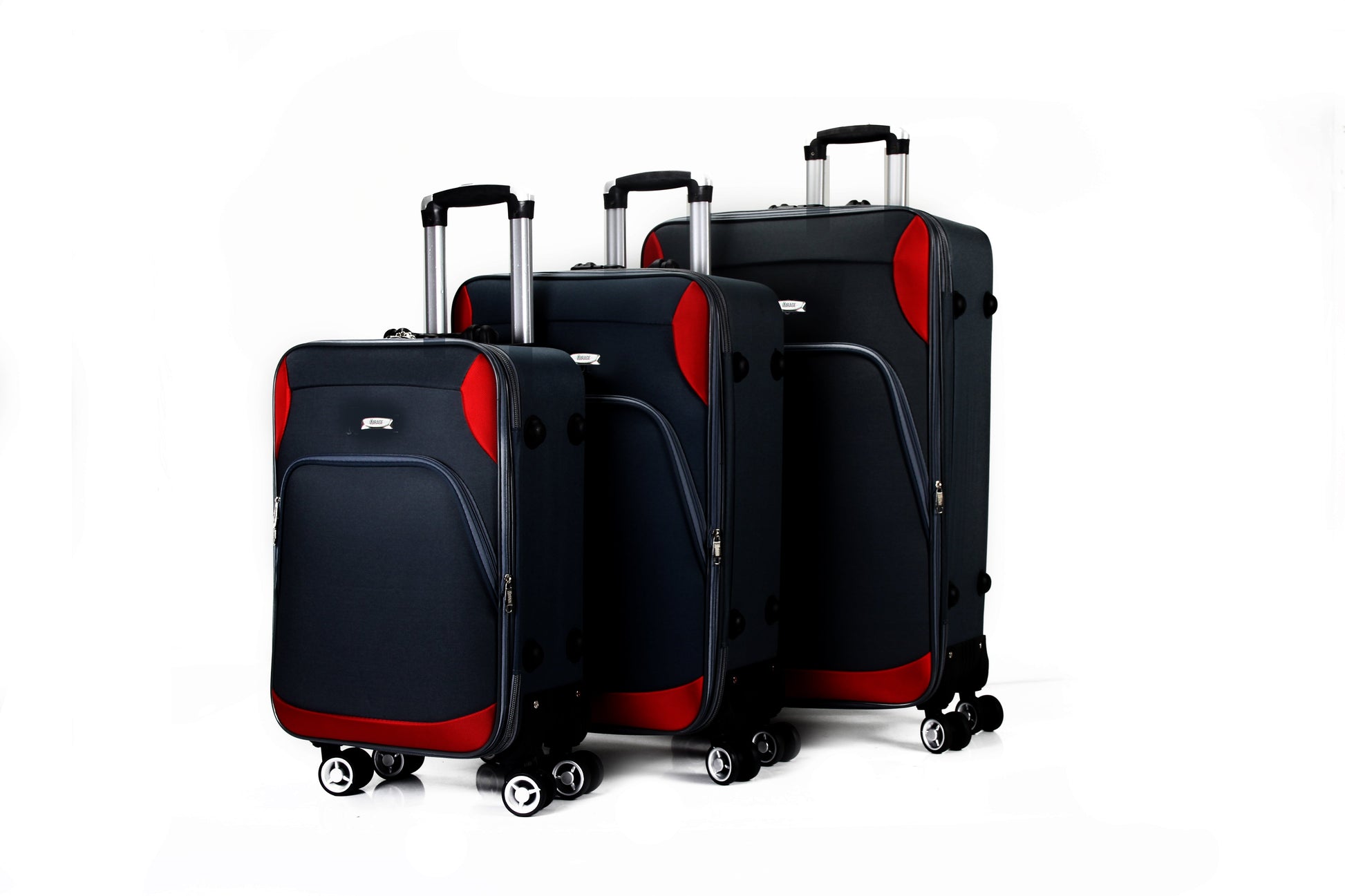 Mirage Letty Soft Shell Lightweight Expandable 3 Piece Luggage Set - Stiles Supply Co.