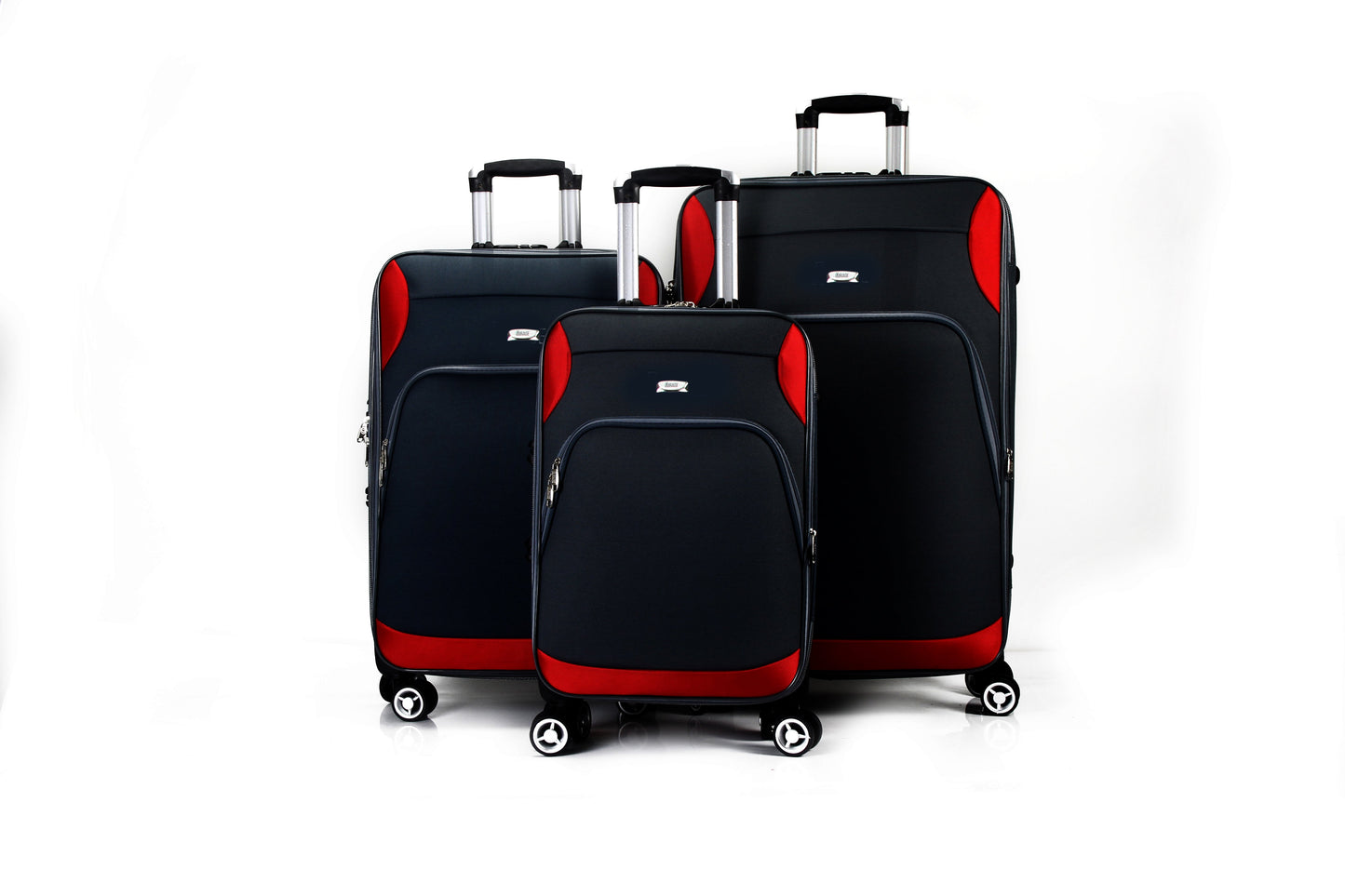 Mirage Letty Soft Shell Lightweight Expandable 3 Piece Luggage Set - Stiles Supply Co.