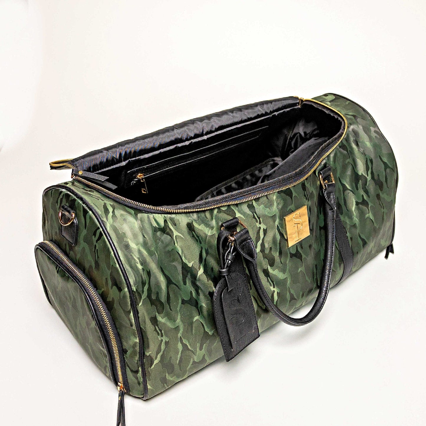 Sole Premise Green Camo Weekender Duffle Bag