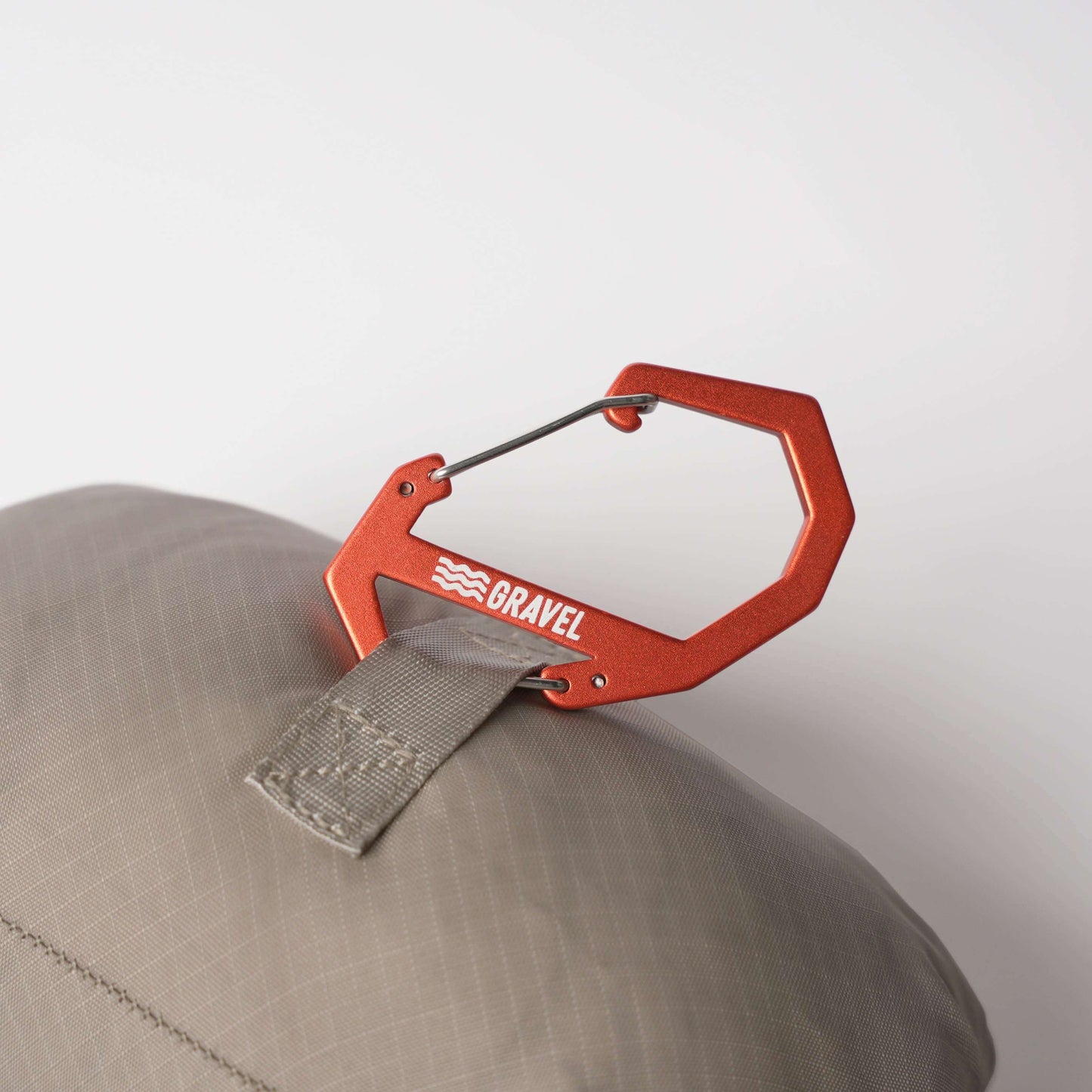 Gravel Double Gated Carabiner | Orange - Stiles Supply Co.
