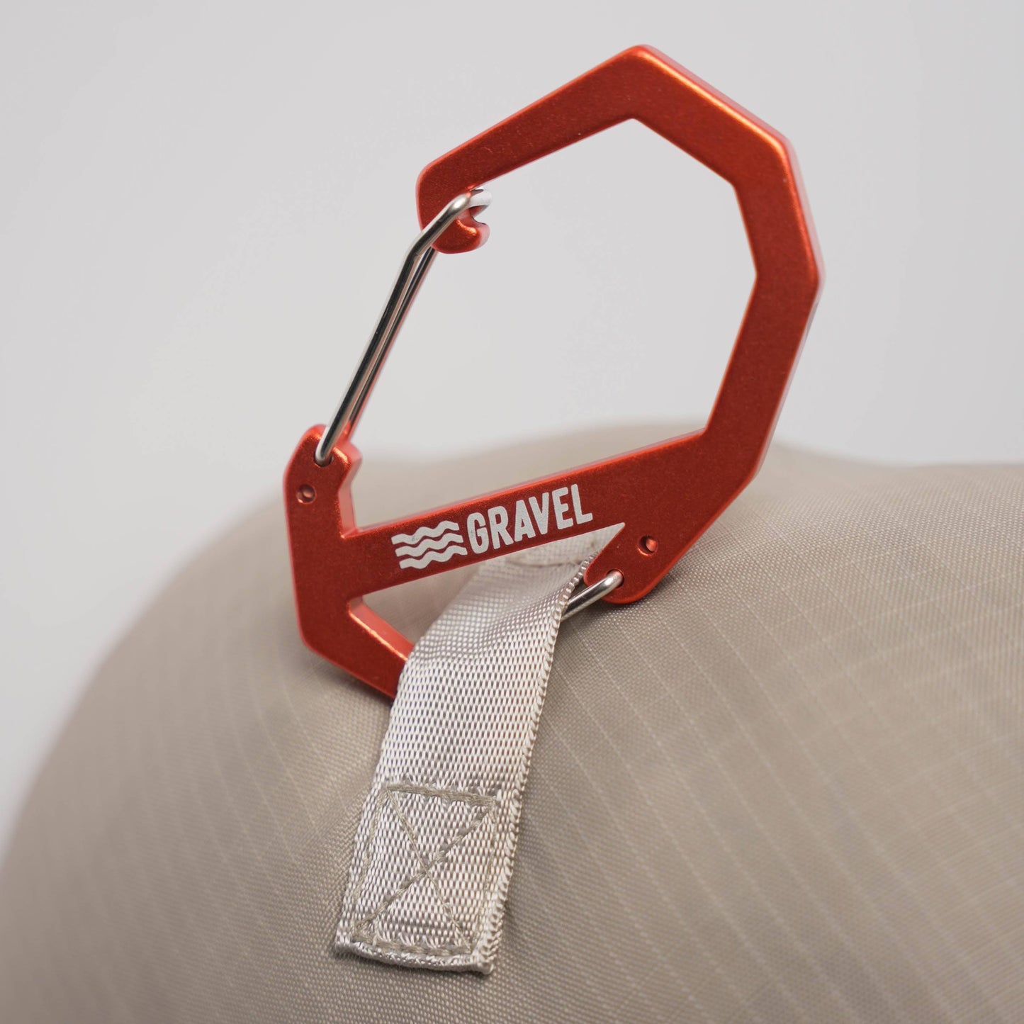 Gravel Double Gated Carabiner | Orange - Stiles Supply Co.