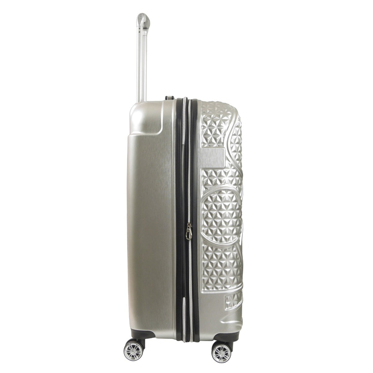 Mickey Mouse Rolling Luggage FŪL Disney Suitcase 30" Silver - Stiles Supply Co.