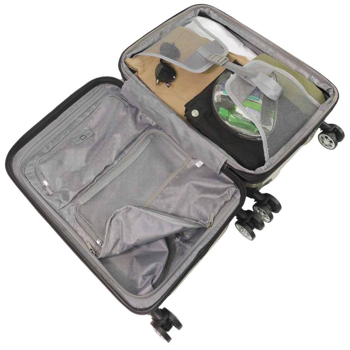 Ful Velocity 27" Expandable Hardside Spinner Luggage, Silver - Stiles Supply Co.