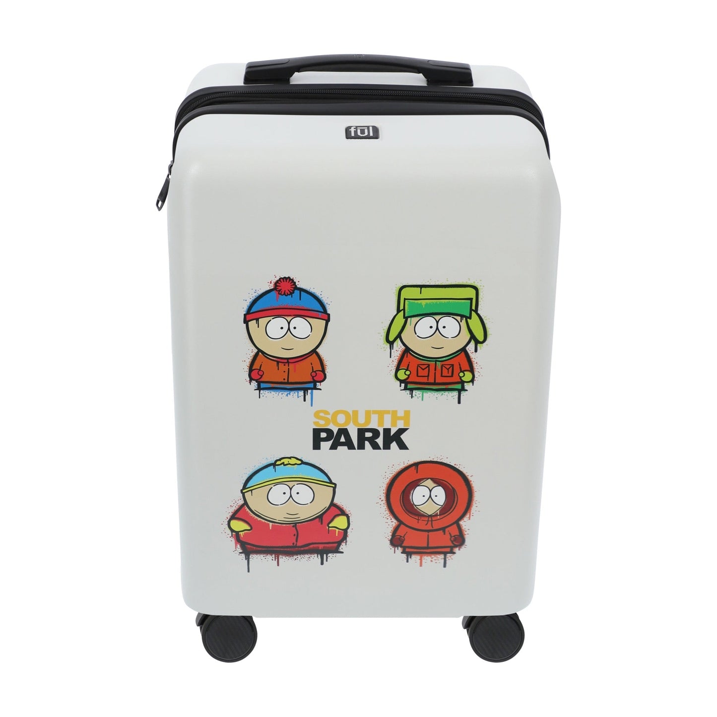 Paramount South Park 22.5" White Carry-On Suitcase Luggage - Stiles Supply Co.
