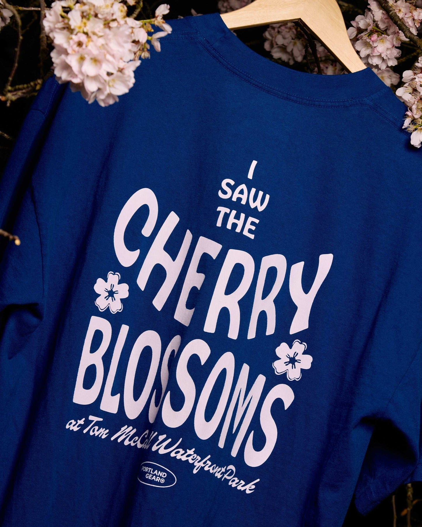 All-American Waterfront Blossom Tee - Blue - Stiles Supply Co.