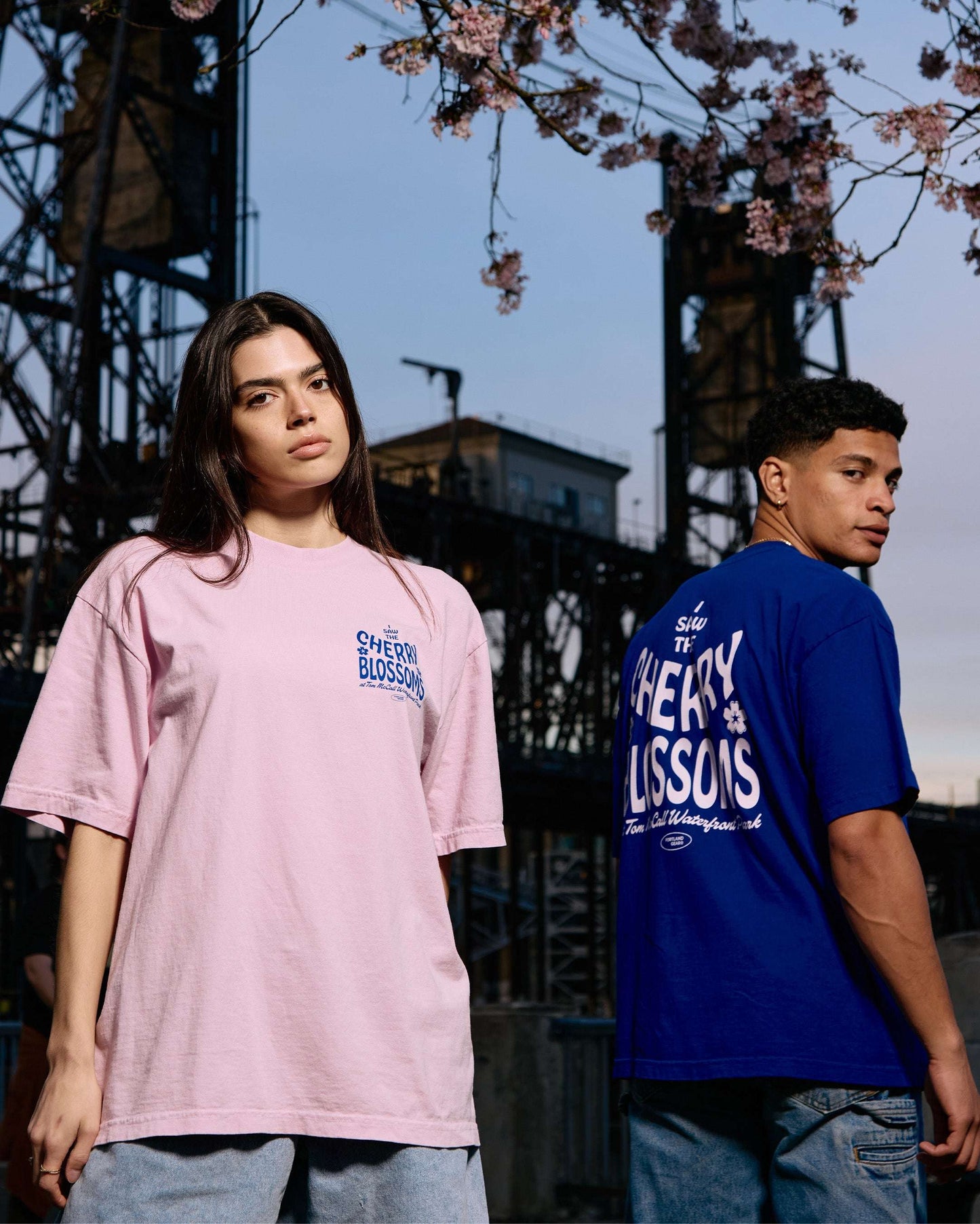 All-American Waterfront Blossom Tee - Pink - Stiles Supply Co.