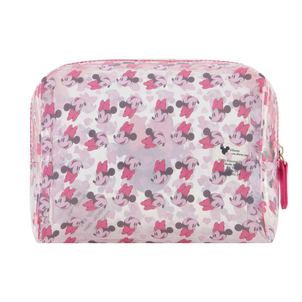 Disney Minnie Mouse Rectangular Clear Cosmetic Bag - Stiles Supply Co.