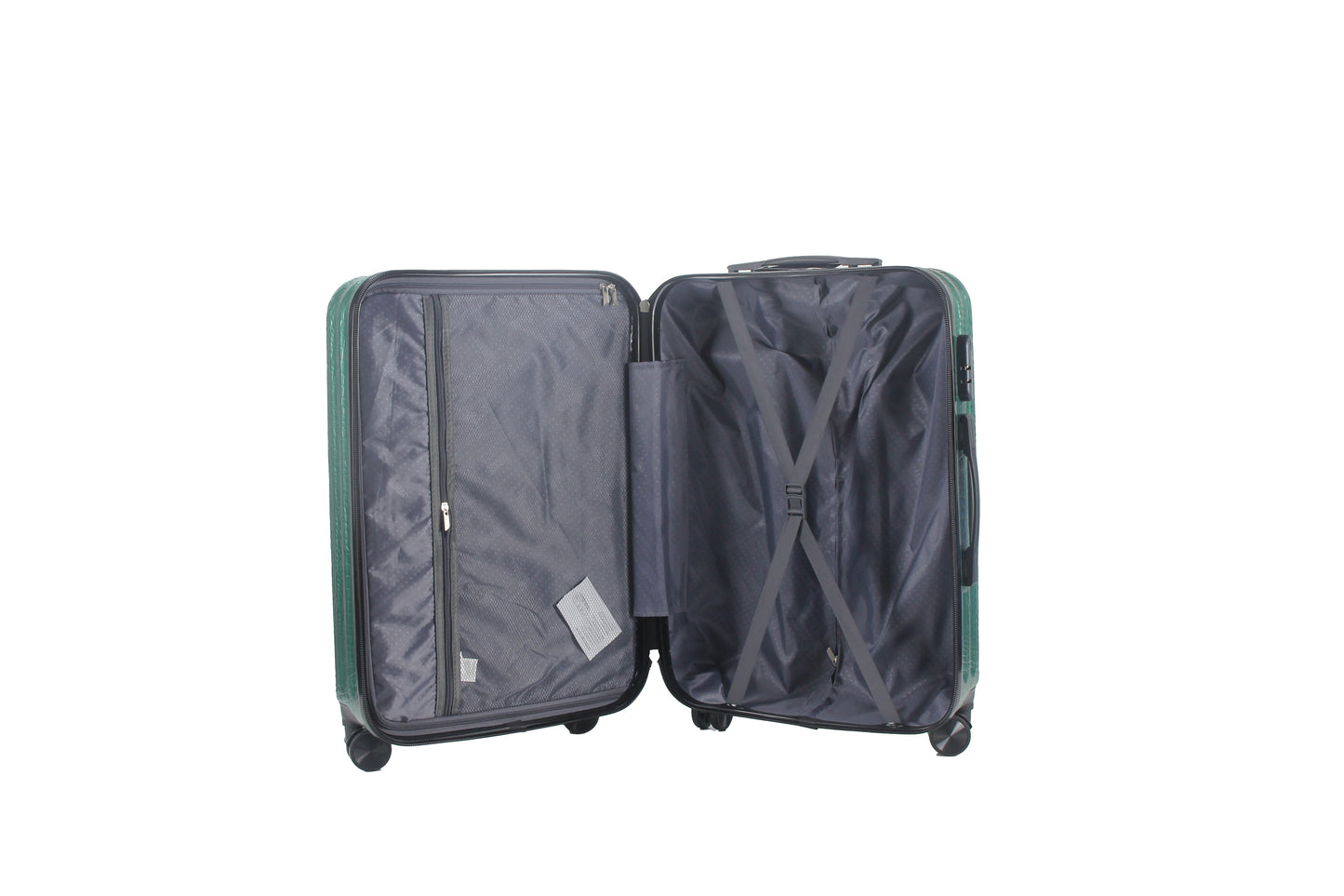 Mirage Danae Abs Hard Shell Lightweight 360 Dual Spinning Wheels Combo Lock 3 Piece Luggage Set - Stiles Supply Co.