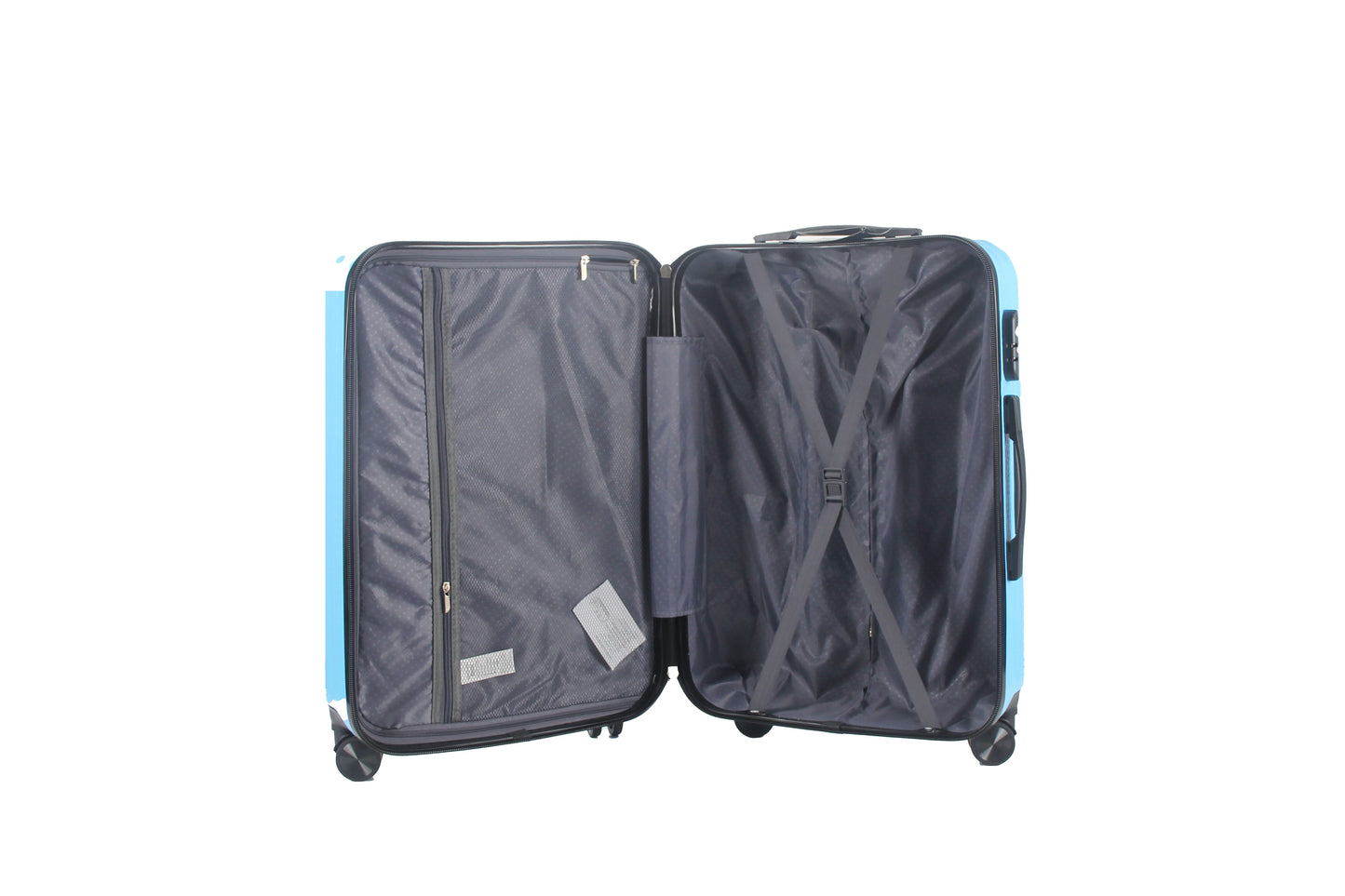 Mirage Danae Abs Hard Shell Lightweight 360 Dual Spinning Wheels Combo Lock 3 Piece Luggage Set - Stiles Supply Co.