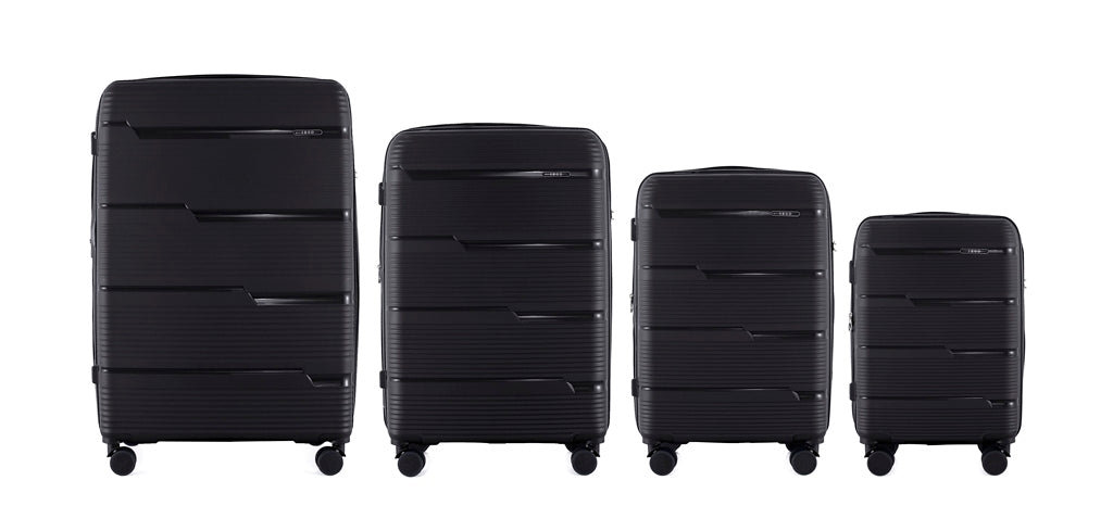 IZOD Dawn Hard shell Expandable Lightweight 4 Piece Luggage Set - Stiles Supply Co.