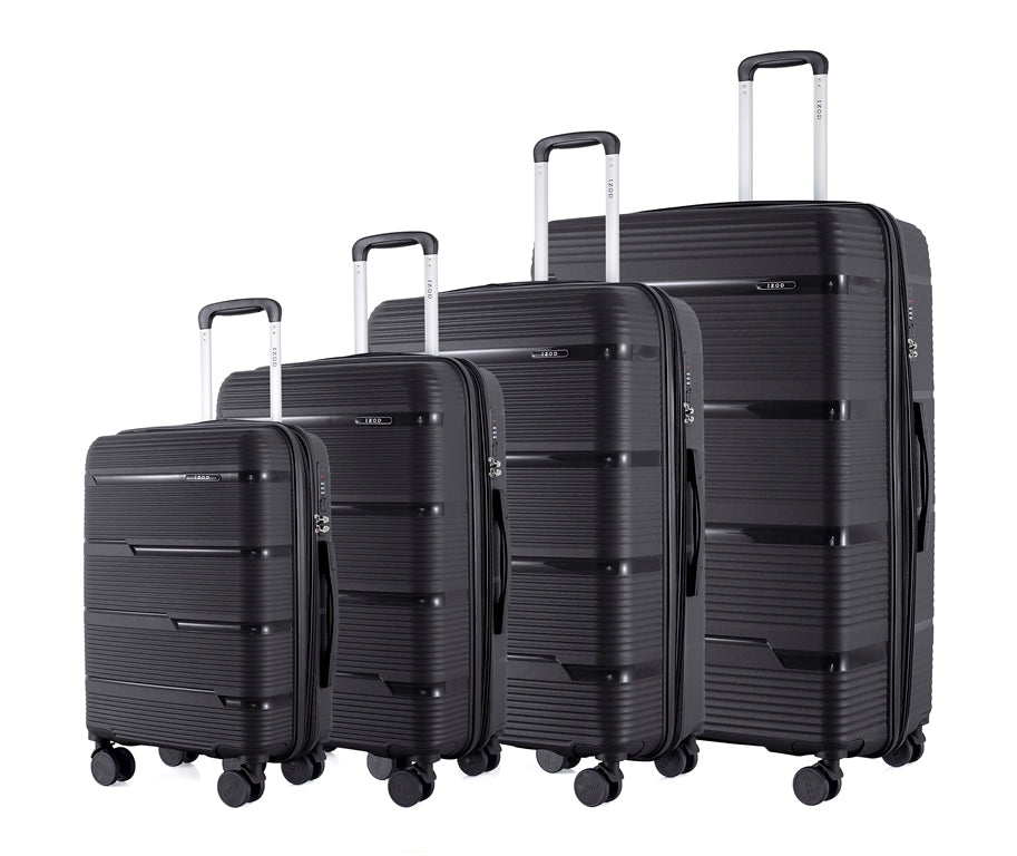 IZOD Dawn Hard shell Expandable Lightweight 4 Piece Luggage Set - Stiles Supply Co.