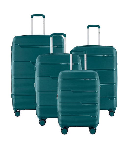IZOD Dawn Hard shell Expandable Lightweight 4 Piece Luggage Set - Stiles Supply Co.