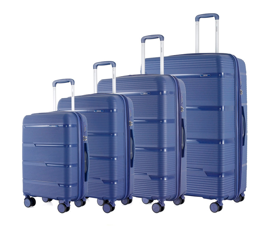 IZOD Dawn Hard shell Expandable Lightweight 4 Piece Luggage Set - Stiles Supply Co.