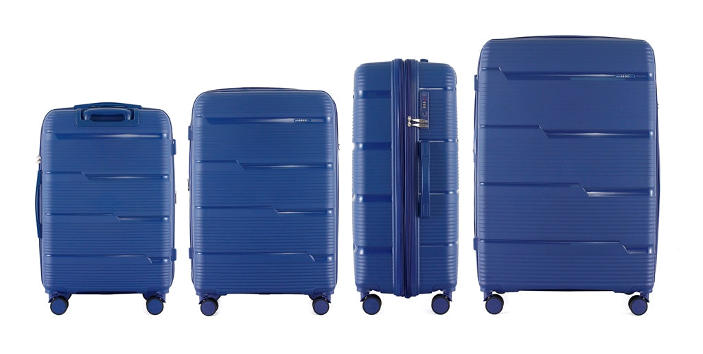 IZOD Dawn Hard shell Expandable Lightweight 4 Piece Luggage Set - Stiles Supply Co.