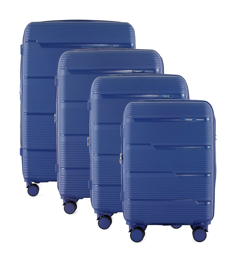 IZOD Dawn Hard shell Expandable Lightweight 4 Piece Luggage Set - Stiles Supply Co.