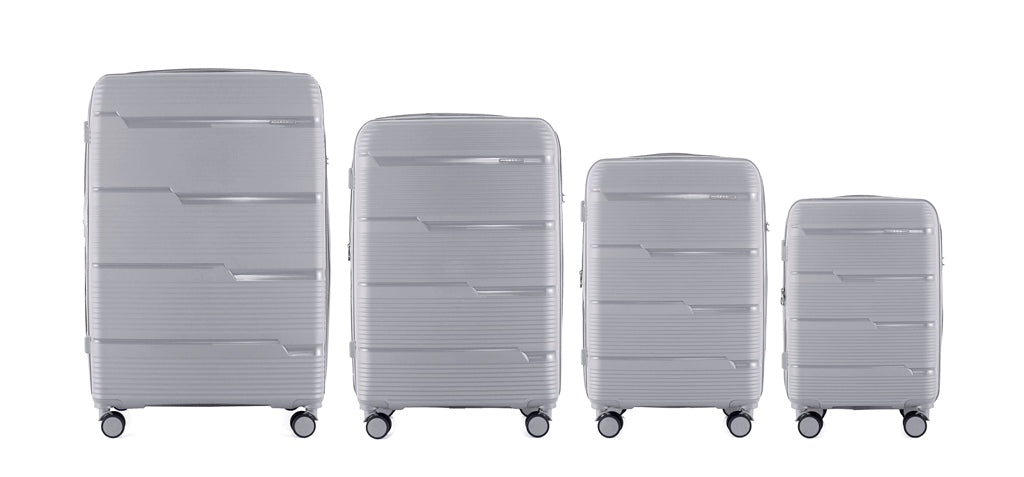 IZOD Dawn Hard shell Expandable Lightweight 4 Piece Luggage Set - Stiles Supply Co.