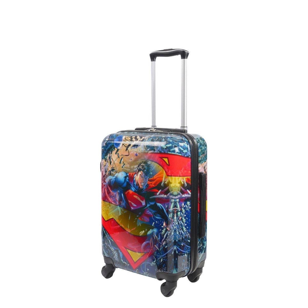 Ful X DC Comics Superman 21” Hardside Spinner Luggage - Stiles Supply Co.