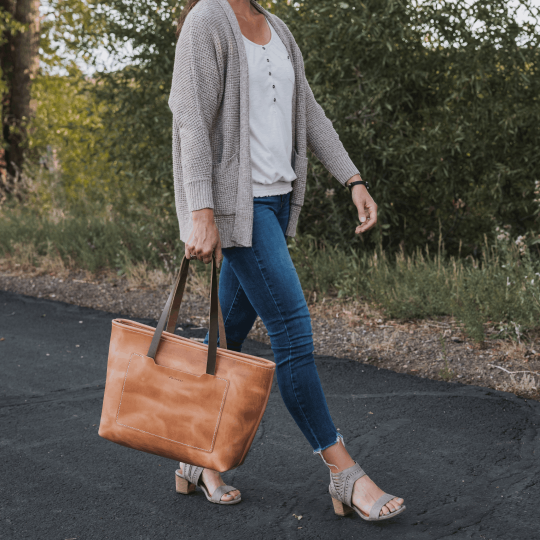 Range Leather Denali Market Tote