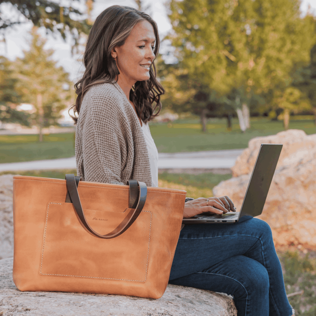 Range Leather Denali Market Tote
