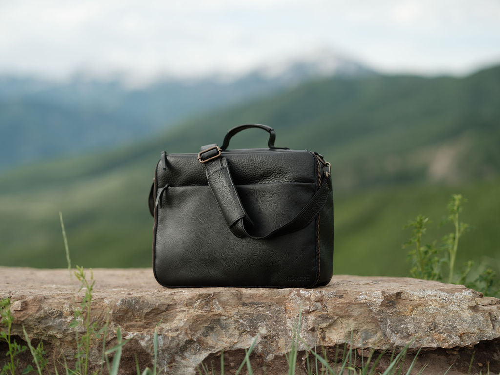 Romfre Leather CPAP Travel Bag - Stiles Supply Co.