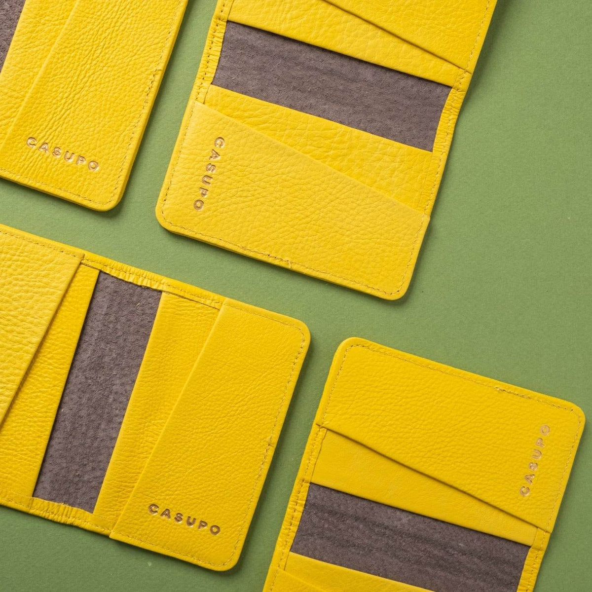 CASUPO Compact Bifold with RFID Protection - Sunny Yellow
