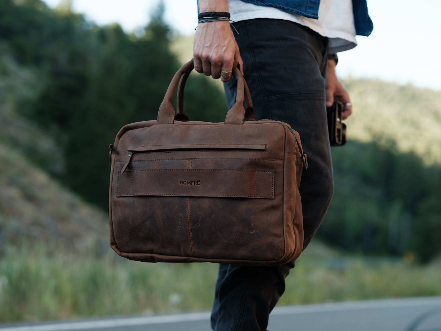 Romfre Leather Pilot Bag - Stiles Supply Co.