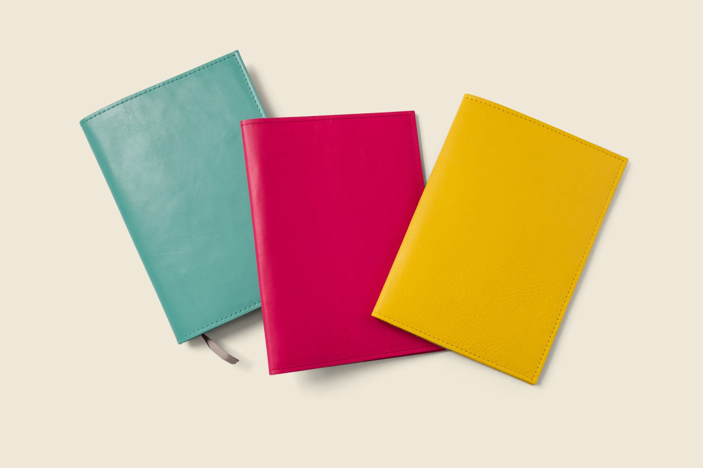 CASUPO Refillable A5 Leather Notebook Cover – Yellow
