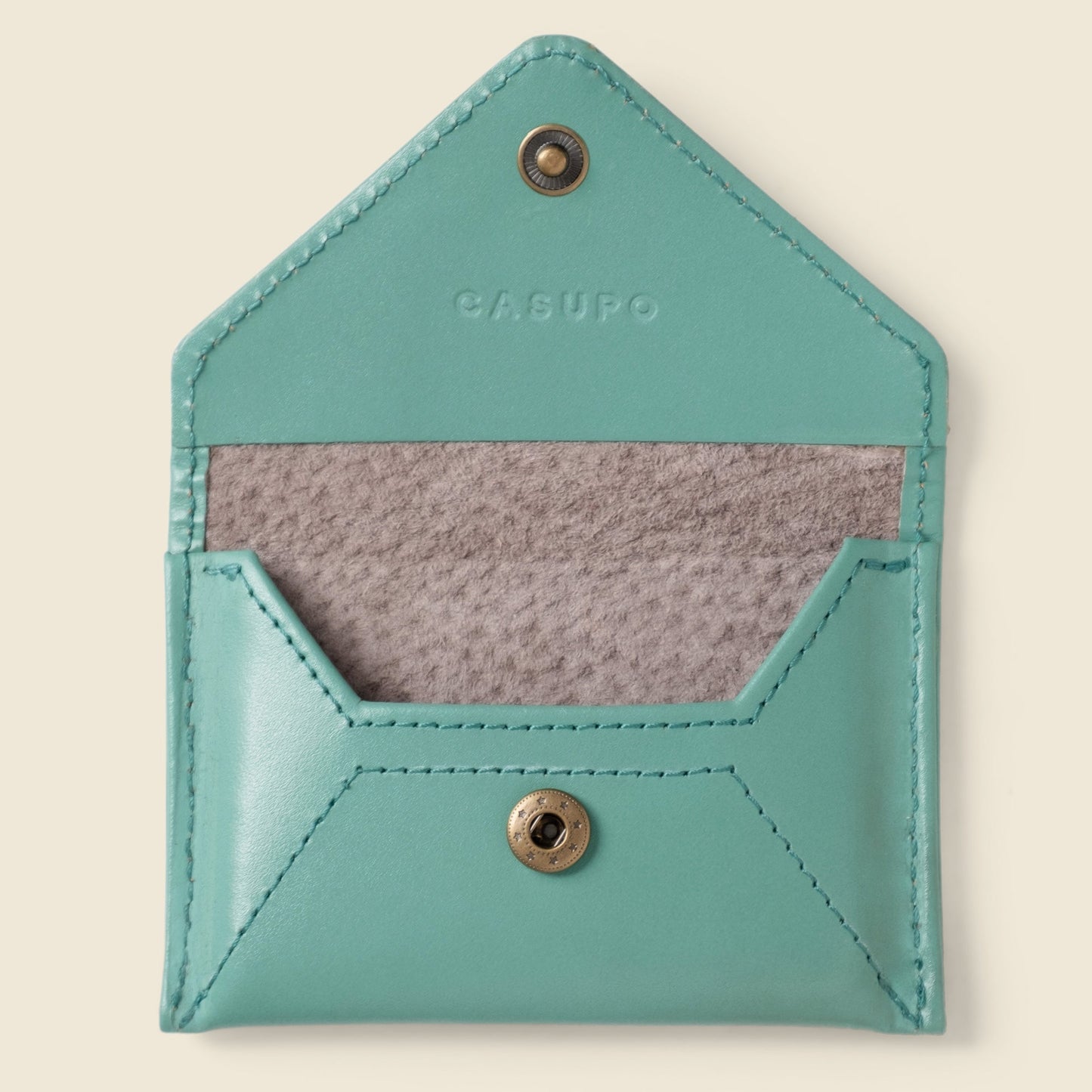 CASUPO Mini Envelope Wallet With RFID protection - Teal