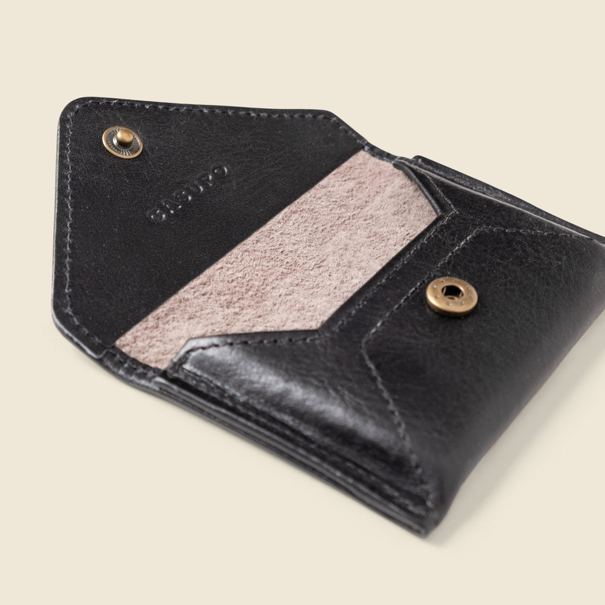 CASUPO Mini Envelope Wallet with RFID Protection - Black