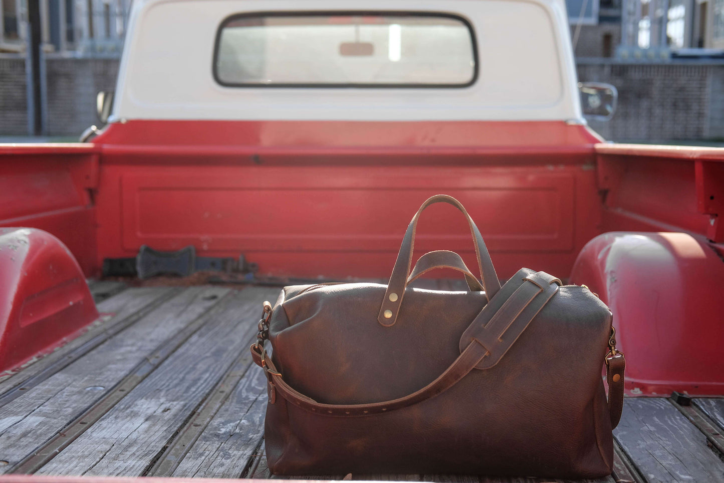 Twisted Arrow Weekend Warrior Leather Duffle Bag
