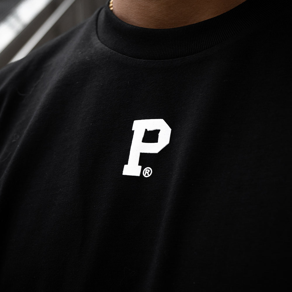 HeavyKnit Centerpiece Tee - Black - Stiles Supply Co.