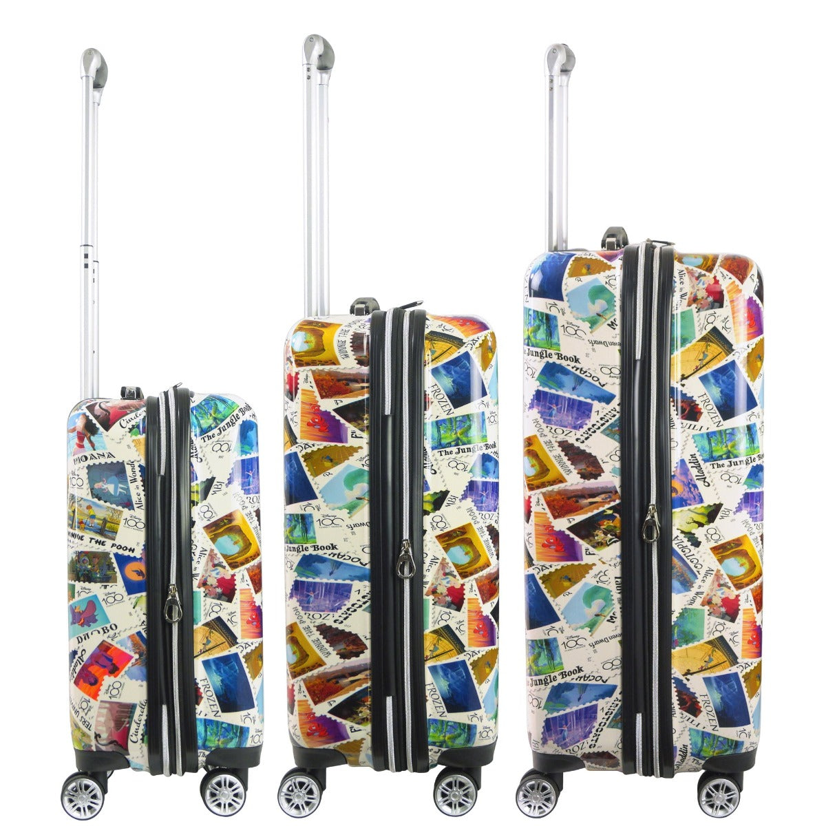 Disney Stamps 3pc Hard-sided Spinner Luggage Set - Stiles Supply Co.