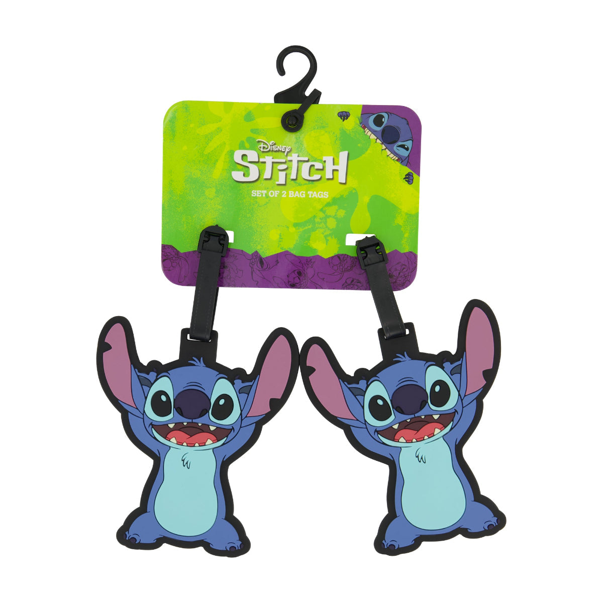 Disney Happy Stitch Luggage Tags Set - Stiles Supply Co.