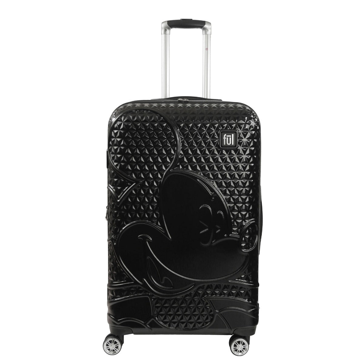 Mickey Mouse Rolling Luggage FŪL Disney Suitcase 30" Black - Stiles Supply Co.