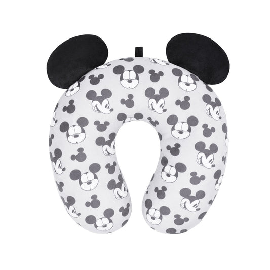 Disney Mickey Mouse Faces and Icons Travel Neck Pillow - Stiles Supply Co.