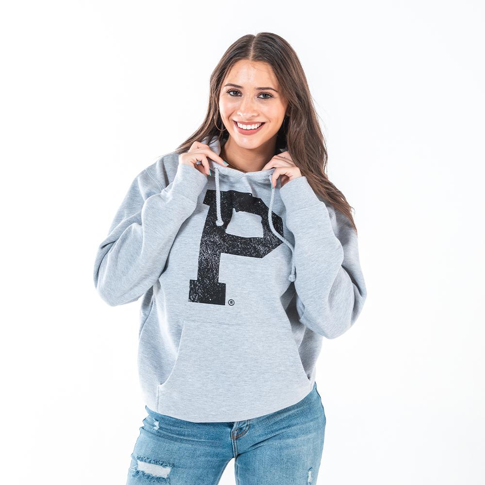 Soft-Blend "P" Hoodie - Grey - Stiles Supply Co.