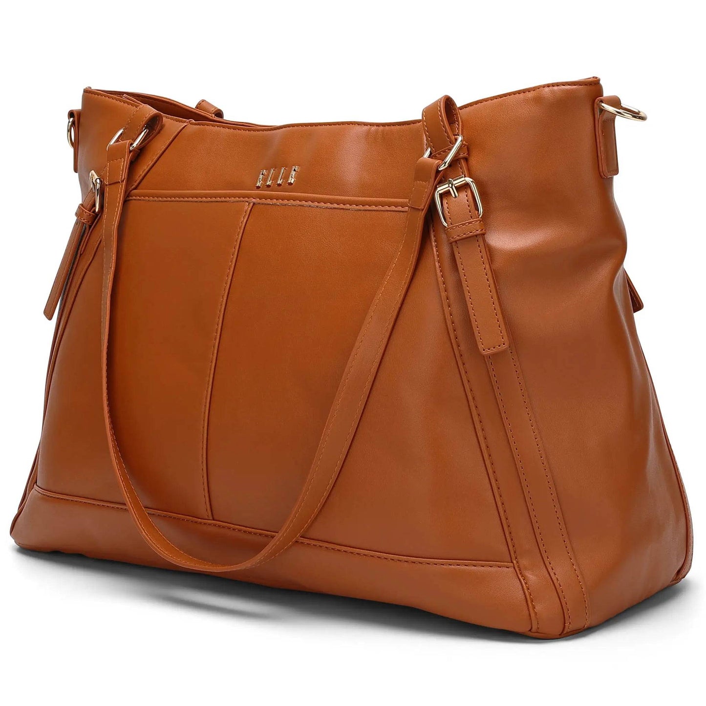 ELLE Leisure Luxe 33L Vegan Leather Weekender Tote Bag - Stiles Supply Co.