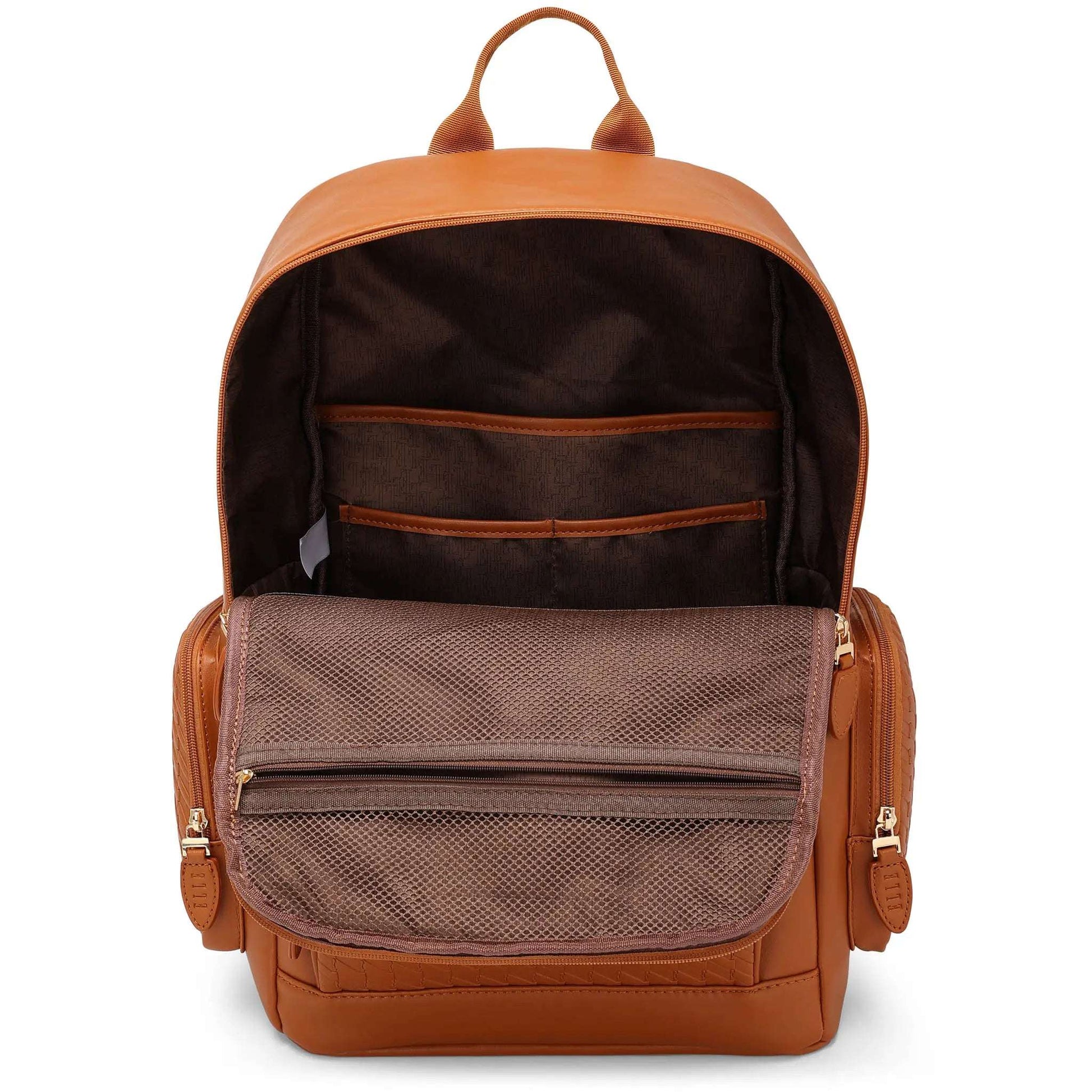 ELLE Leisure Luxe 27L Vegan Leather Backpack - Stiles Supply Co.