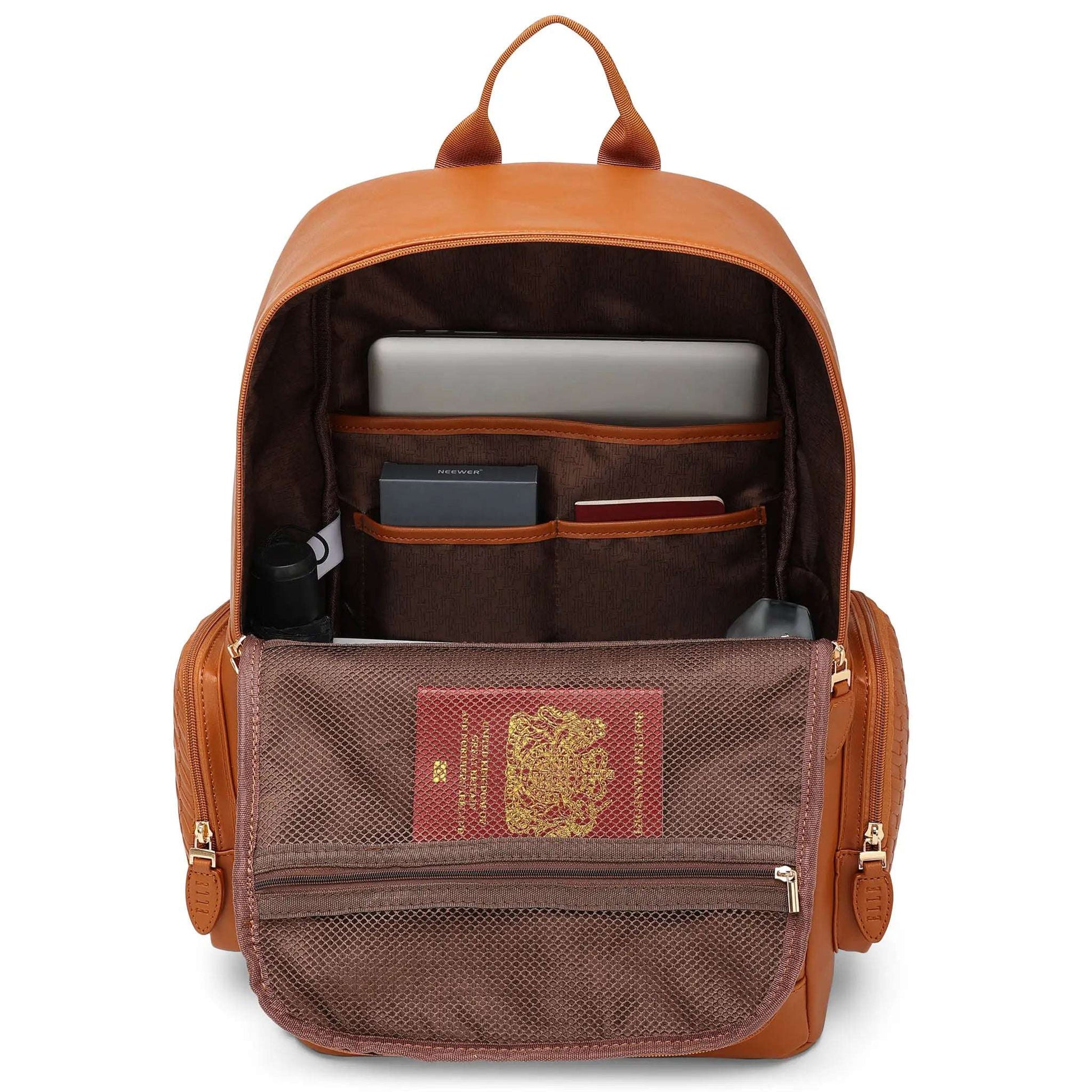 ELLE Leisure Luxe 27L Vegan Leather Backpack - Stiles Supply Co.