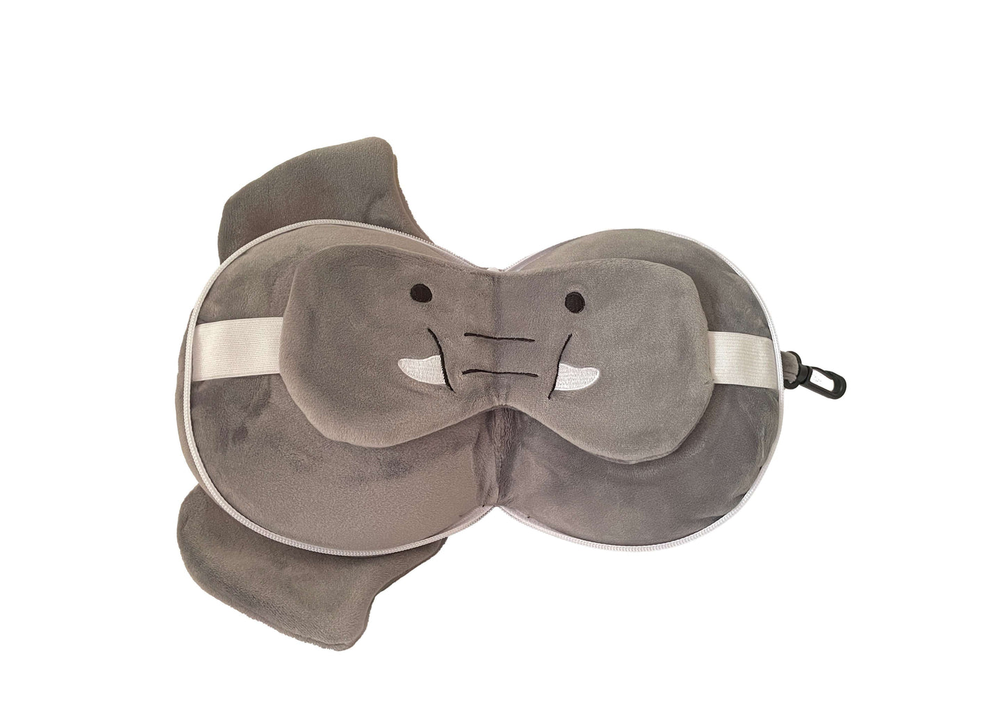Mirage Kids 2-in-1 Travel Pillow and Eye Mask Animal Plush Soft Eye Mask Blindfold for Sleeping - Stiles Supply Co.
